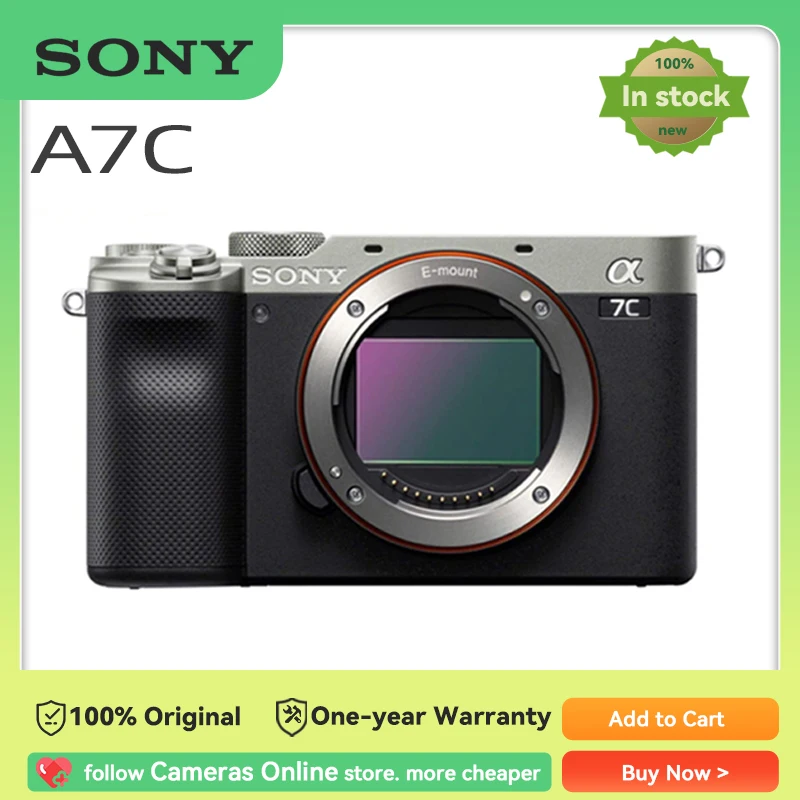 Sony Alpha a7C ILCE-7C Mirrorless Digital Camera Silver Color Body Only -  AliExpress