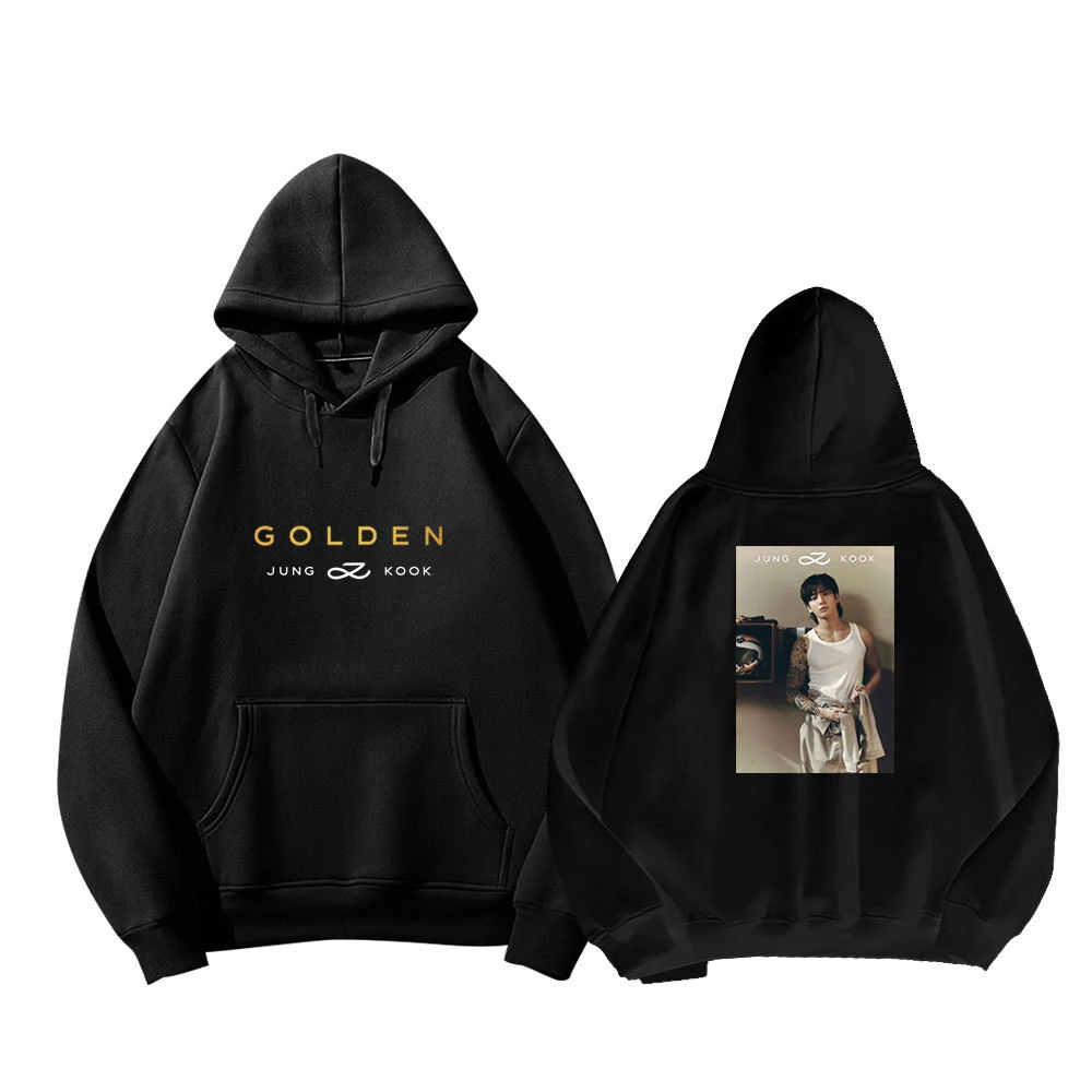 

GOLDEN Hoodies JUNGKOOK Sweatshirts Fashion Kpop merch Clothes
