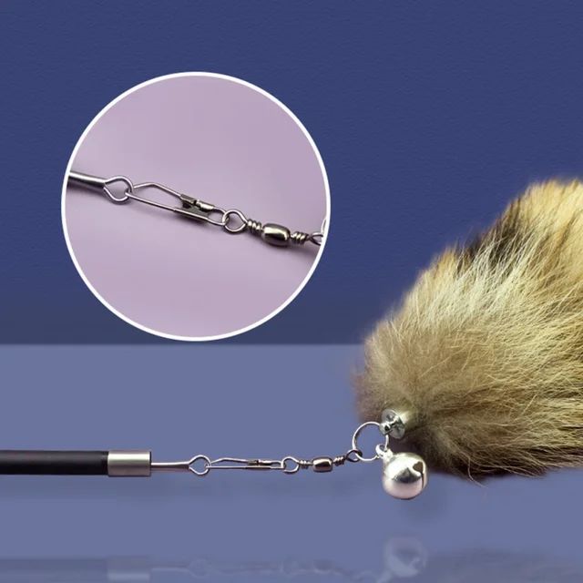 Feather Cat Teaser Stick Head 5