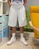 Summer Men's Shorts 100% Cotton Soft Knee Length Shorts Solid Gray Customized Cargo Short High Quality Casual Gym Sports Trunks 5