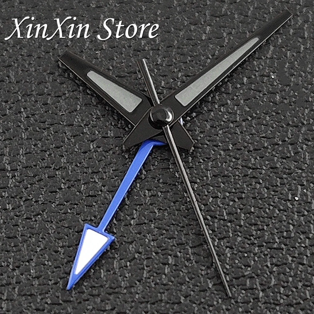 Silver Red High Quality GMT Watch Hands with C3 Green Luminous Needles