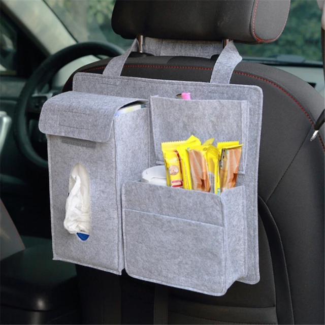 Car Rear Seat Back Storage Bag Multi Hanging Pocket Trunk Bag Organizer  Auto Stowing Tidying Interior Accessories Supplies - AliExpress