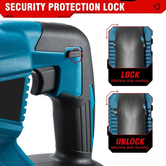 뛰어난 제어 기능과 LED 조명으로 작업 효율을 높이는 XMSJ 무선 왕복 톱