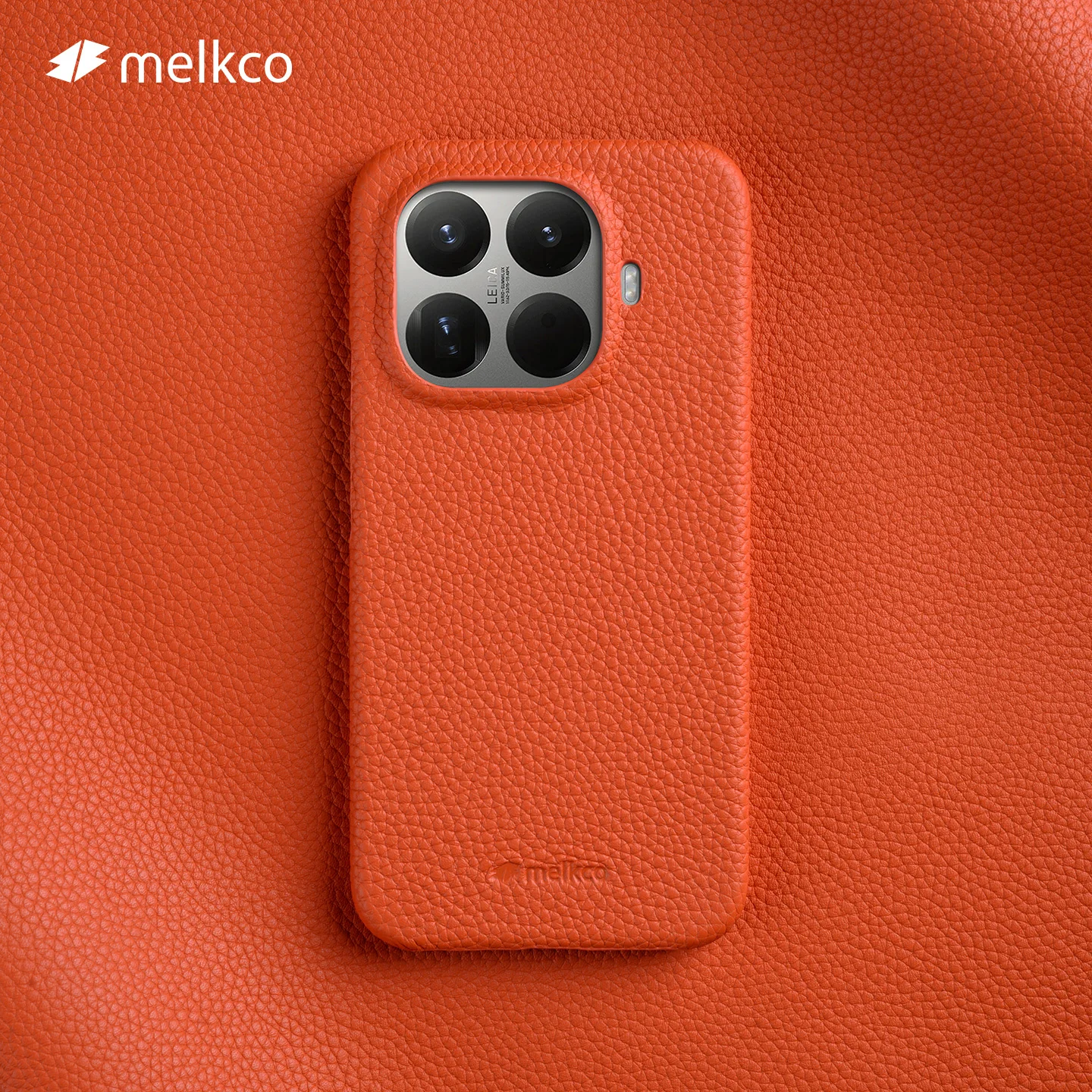 Melkco Genuine Cowhide Leather Lichee Pattern Mobile Phone Case