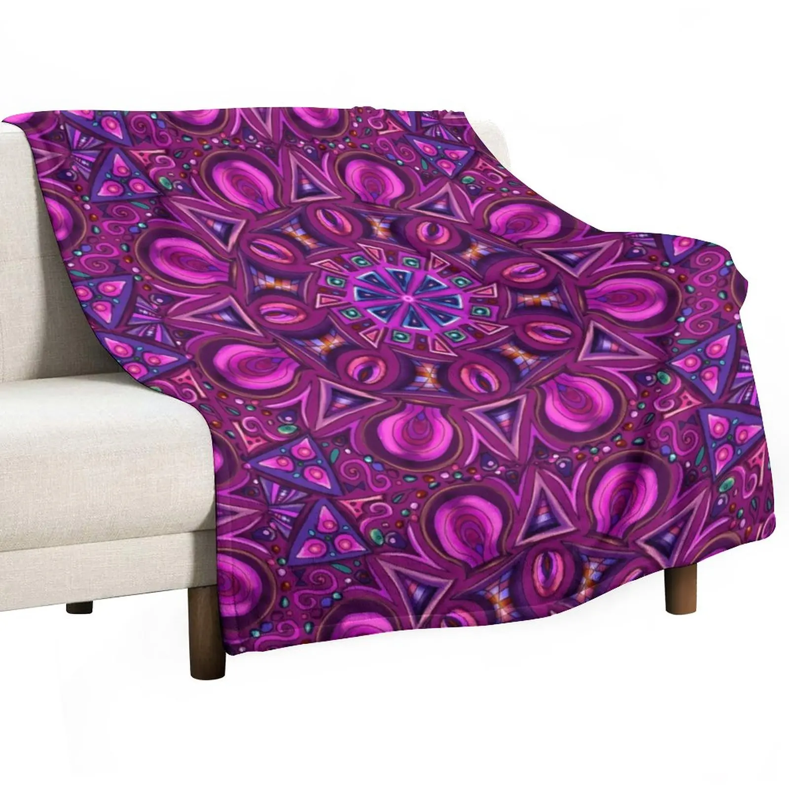 

Kaleidoscope Throw Blanket valentine gift ideas Flannel Blanket Stuffed Blankets Furry Blankets