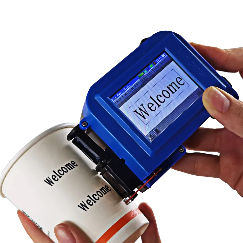 

Mini Printer Handheld Inkjet Printer Quick Drying Hand Held Portable Ink Jet Printer For Box Logo Batch Code Printing