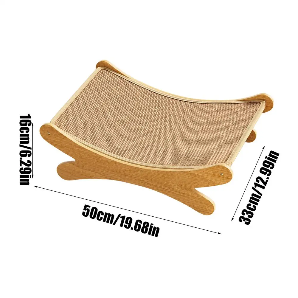 Cat Scratch Pad 2 in 1 Scratch Lounge Cat Bed Breathable Wear-Resistant Cat Lounge Bed Nest for Indoor Outdoor
