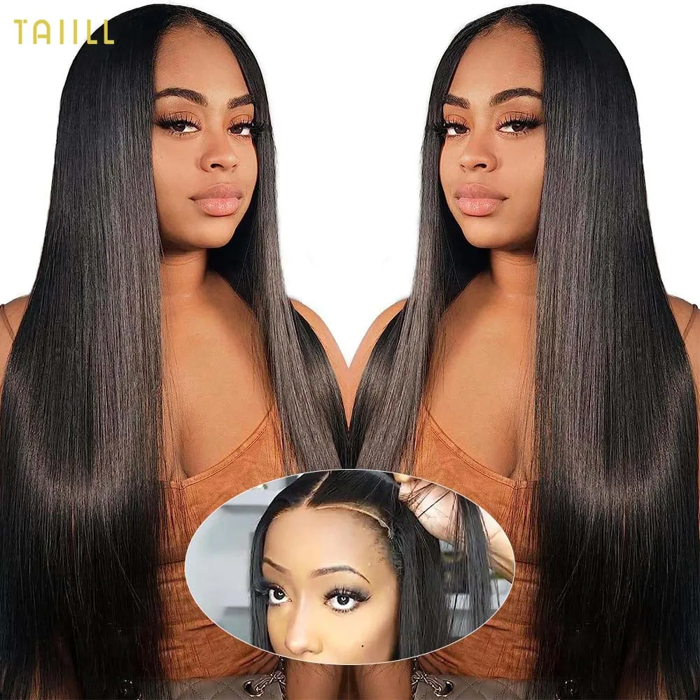 

5x5 HD Lace Closure Wigs Human Hair Straight Closure Wig Human Hair Pre Plucked With Baby Hair Virgin Human Hair Wig for Women