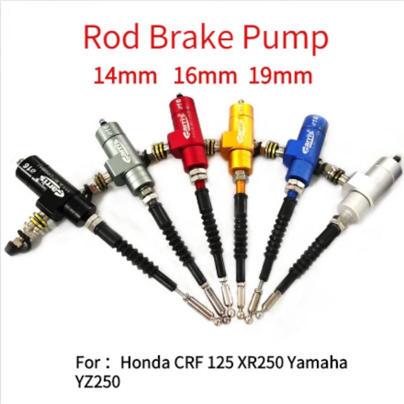 Motorcycle Aluminum Hydraulic Clutch Master Cylinder Rod Brake Pump