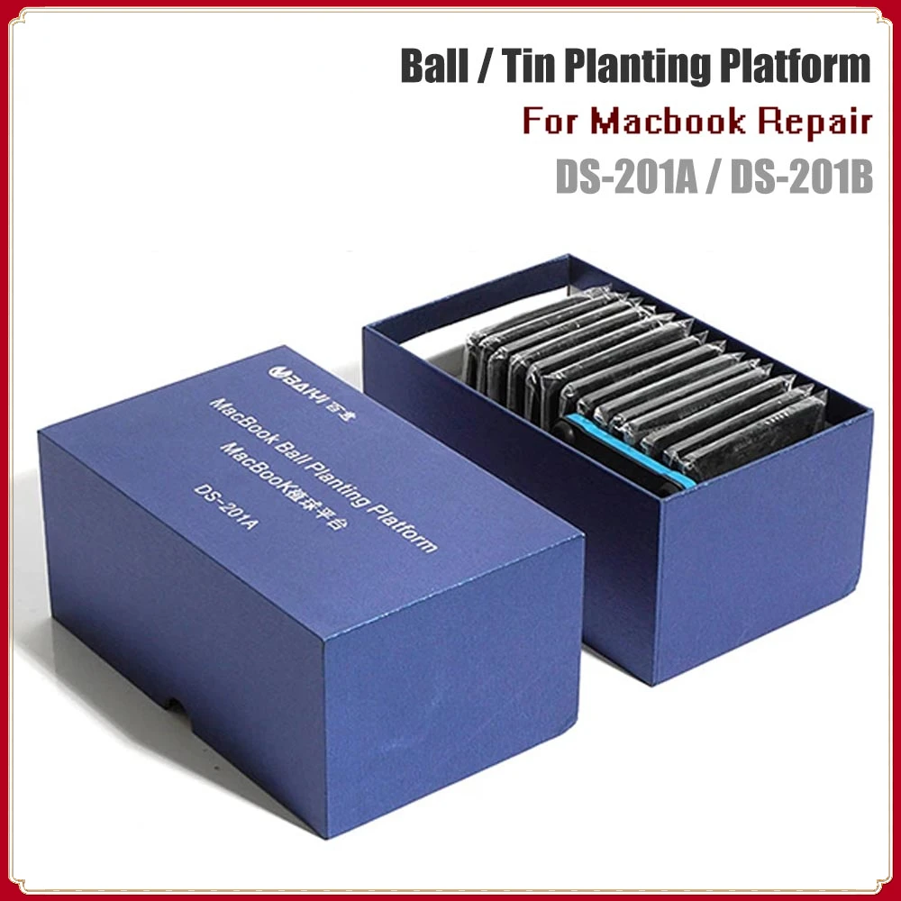 Ds-201A 201B Piattaforma Di Piantagione Di Stagno Per Riparazione Di Macbook Bga Cpu Gpu Pch Pmu Smc T1 T2 Rma Nand Wifi Power Chip Steel Mesh