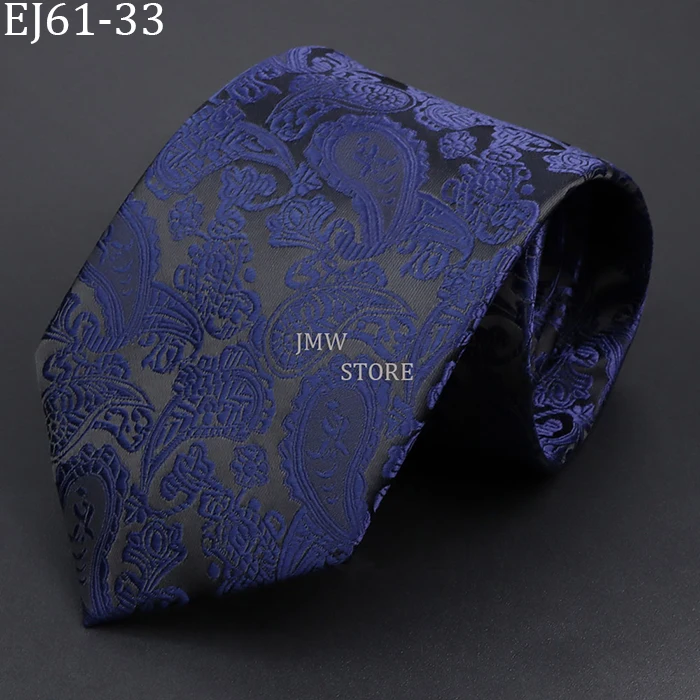 Neues Design Hochzeit Männer binden solide gestreifte Paisley Punkte Blume Krawatten Männer Business Drops hipping Bräutigam Kragen Zubehör Geschenk – Detail 35
