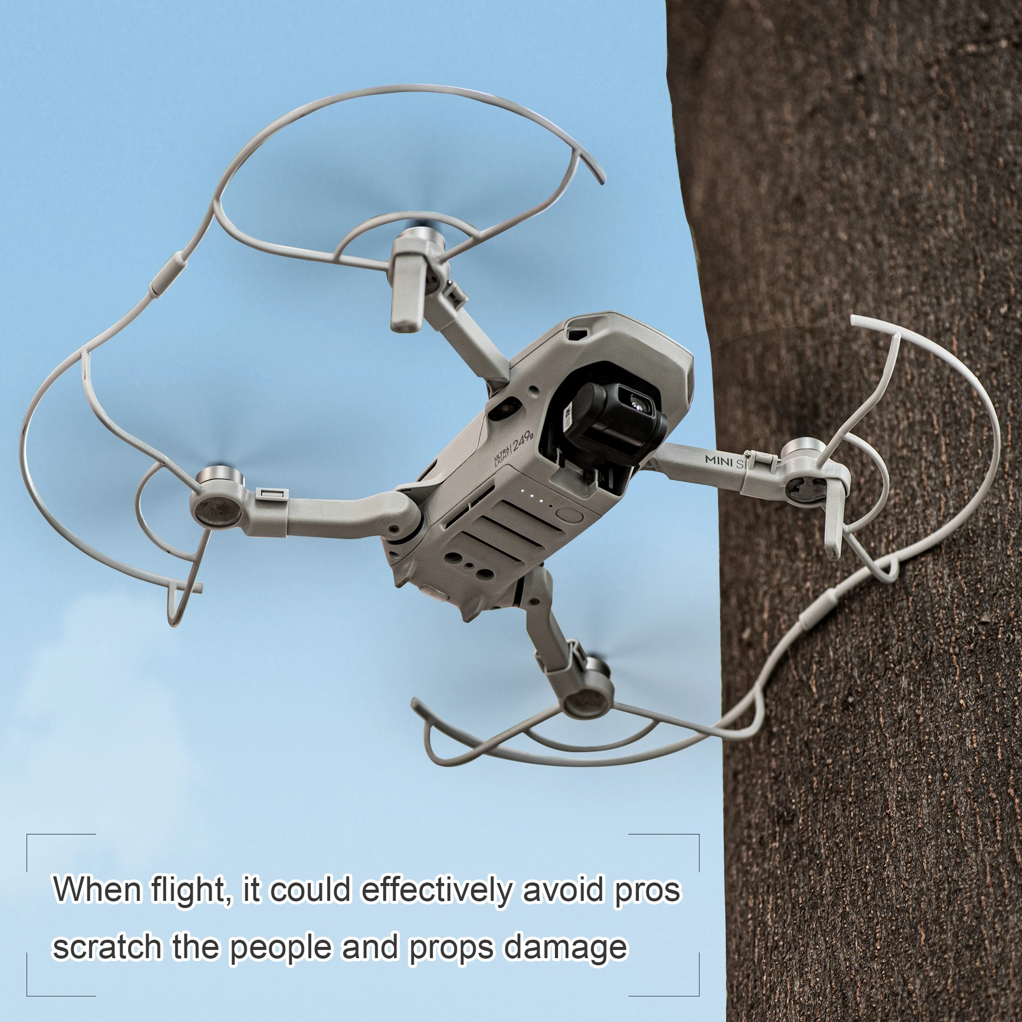 DJI Mavic Mini/Mini SE/Mini 2/Mini 2 SE 용 프로펠러 가드, 드론 액세서리 용 퀵 릴리스 탈착식 프로펠러 보호 장치