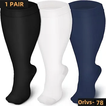 2XL-7XL Plus Size Compression Socks 1