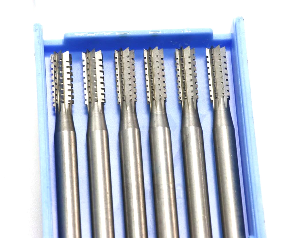 6Pcs Tungsten Steel Carbide Rasp Burr Drill Bits Grinder Rotary Tools Diy Woodworking Engraving Knife End Mill Router Straight