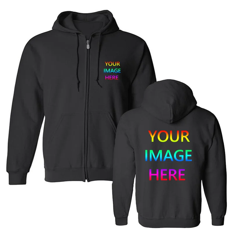 Angepasst Baumwolle Hoodie Diy Design Sweatshirt Übergroßen Benutzerdefinierte Einfarbig Männer Winter Mit Fleece Hoodies Kleidung Streetwear
