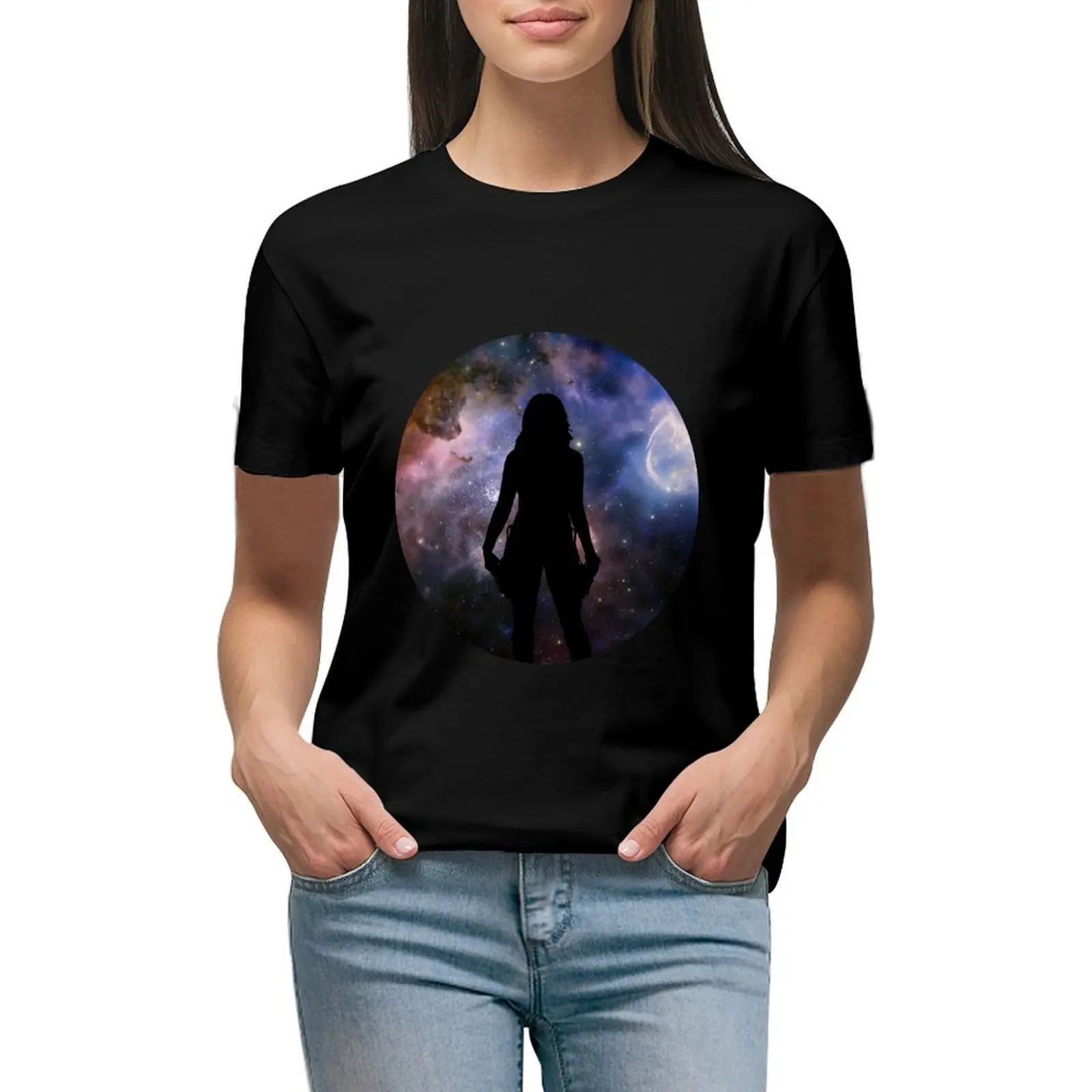 

Dark Matter - Portia Lin Two T-shirt summer tops cute tops clothes for Women