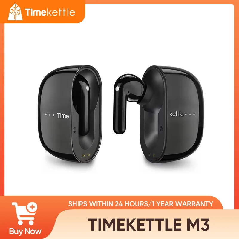TimeKettle M3 Language Simultaneous Translator Headset Business Interpretation Earphone Travel Voice Translation Earbuds translator earbuds voice translator translator earphones translation headset