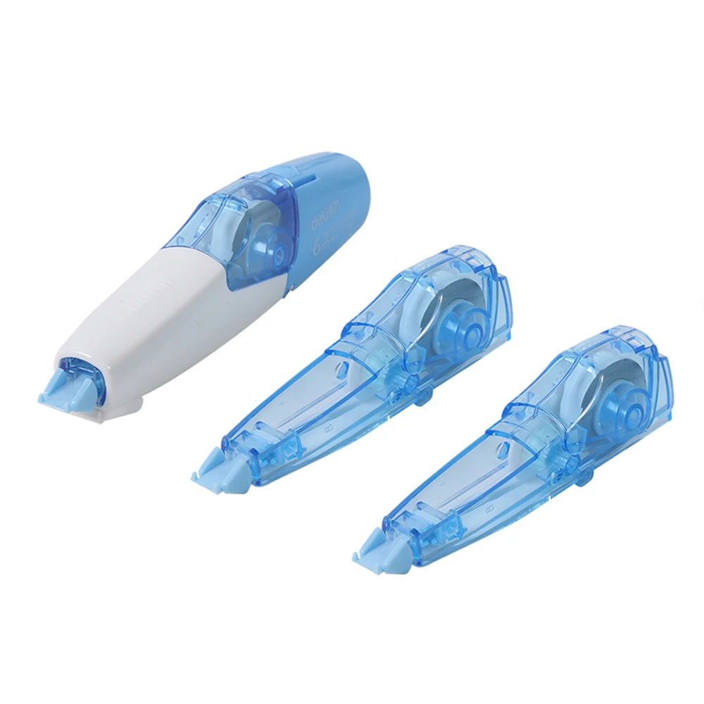 Deli Push Type Correction Tape Replaceable Core Correction Modification Female High Beauty Altered Stationery Supplies