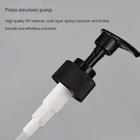 1/3/5Pcs Matte Black 300/500ml Soap Bottle Liquid Soap Dispenser Refillable Empty Shampoo Conditioner Container Bathroom Supplie 2