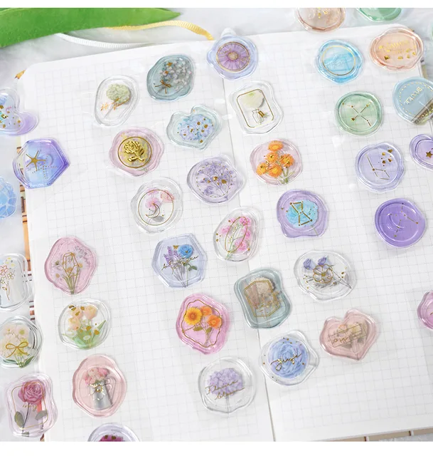 Watercolor - Washi Stickers