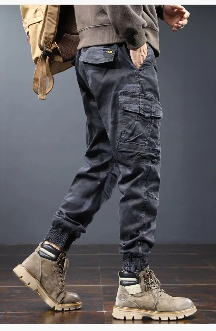 High Quality Cargo Pants Men Jogging Casual Pants Full Length Military Mens Streetwear Adults Work Tactical Tracksuit Trousers