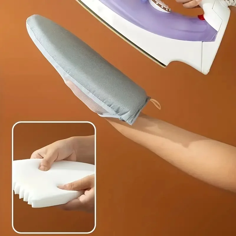 1Pc Fabric Handheld Ironing Board Ironing Board Small Home Ironing Gloves Anti Ironing Household Insulated Handheld Ironing Tray 2