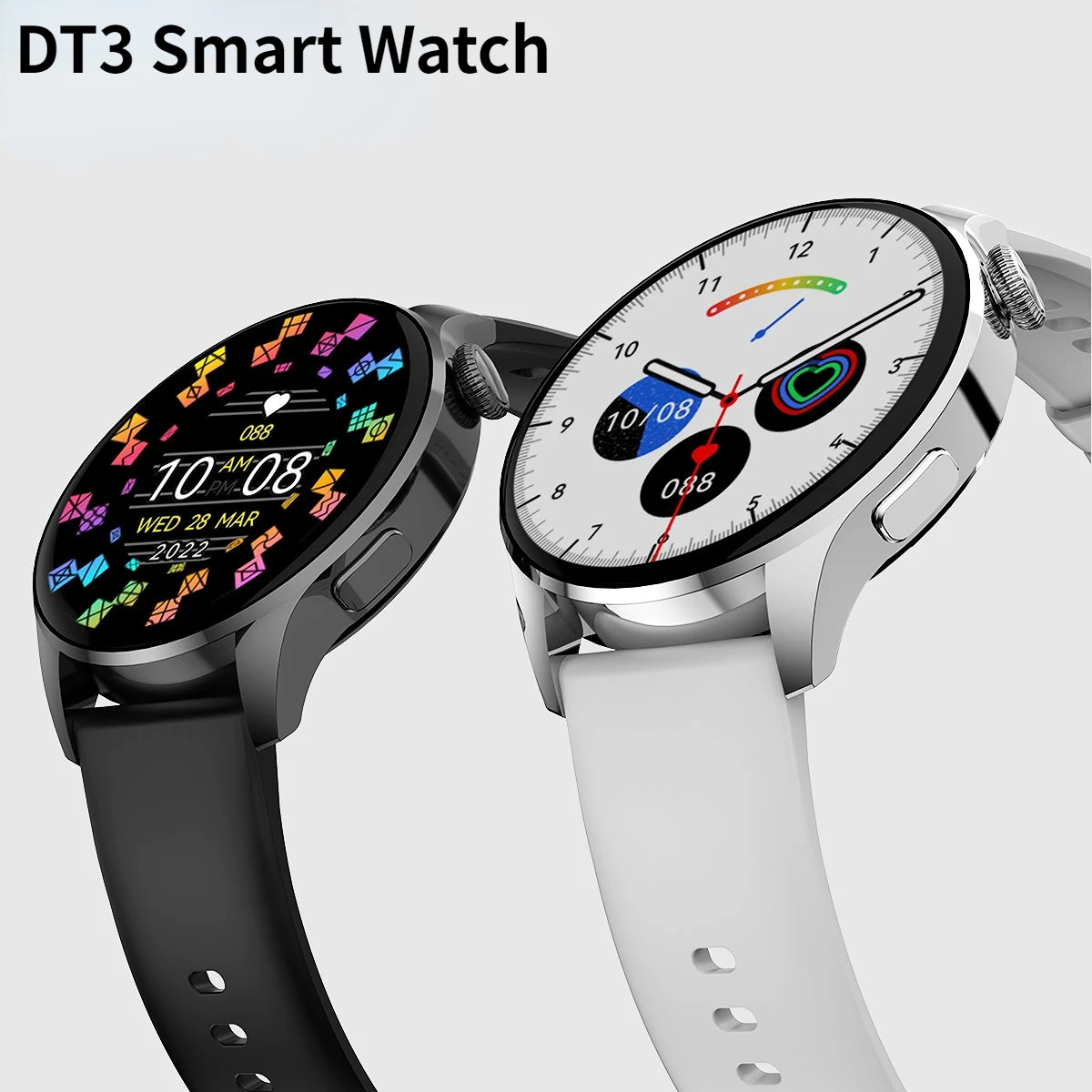

2023 New Smartwatch Men Women Smart Watch Bluetooth Calls Blood Oxygen Heart Rate Monitor Sport Waterproof Watches For Xiaomi