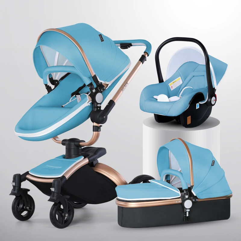Agape High Landscape Baby Stroller 3 In 