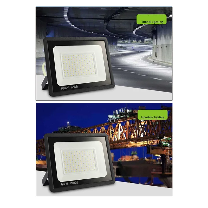 ABXF-야외 방수 조명 스포트라이트 LED 투광 조명 AC220 100W 야외 정원 베란다 안뜰 램프 6500K