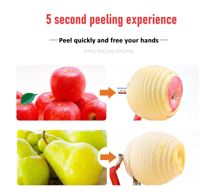 3In 1 Apple Peeler Manual Rotation Potato Fruit Core Slicer Kitchen Hand  Cracking Corer, 1 Pack - Smith's Food and Drug