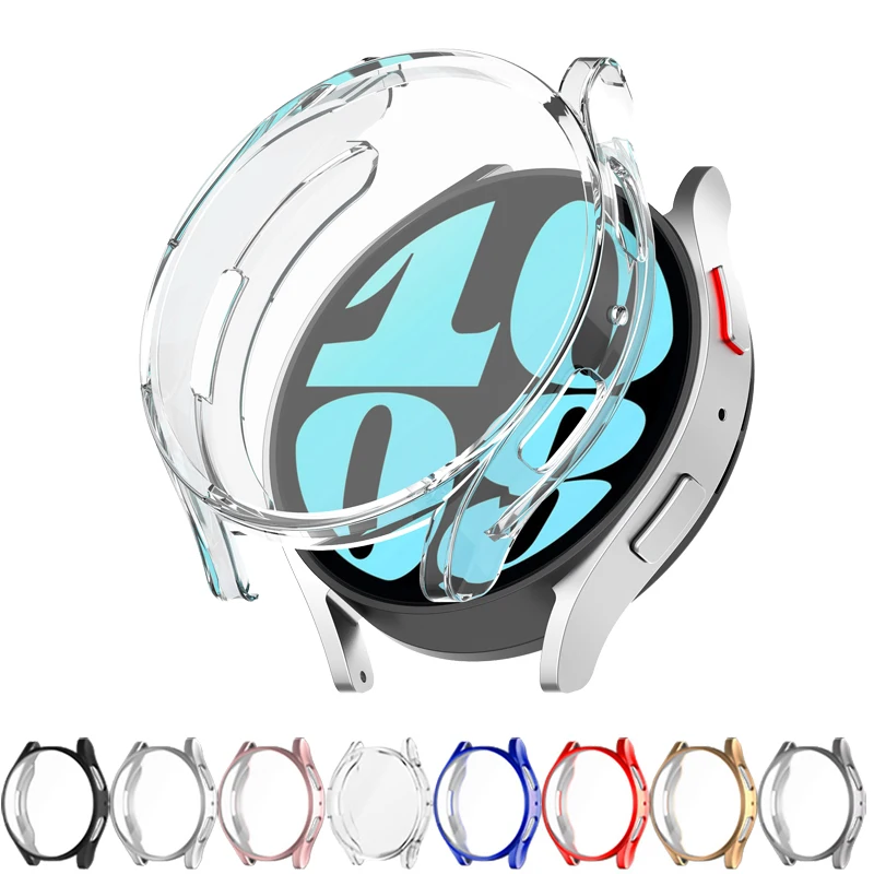 

Case for Samsung Galaxy Watch 6 40mm 44mm Screen Protector Soft TPU All-Around Protective Cover Bumper for Watch 6 Accessories