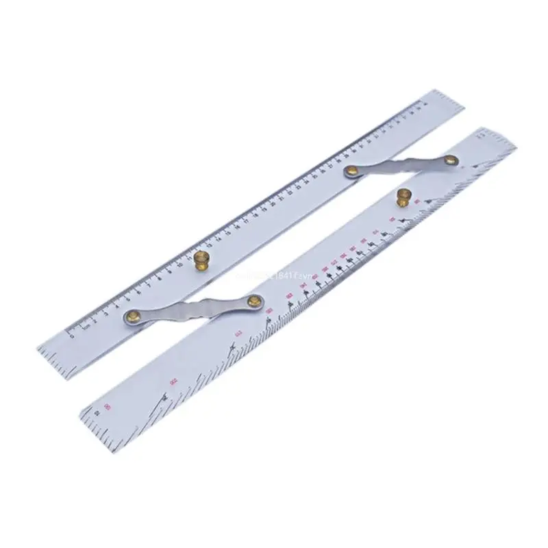 

450mm Navigation Parallel Ruler Tied-Up Sea Chart Measuring Divider Boat-Navigation GPS Plotter Parallel Ruler Dropship