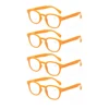 BONCAMOR Oval Reading  Glasses Frame 5 Color Plastic Men or Women Readers Spring Hinge  Prescription Eyewear  Magnifier 6
