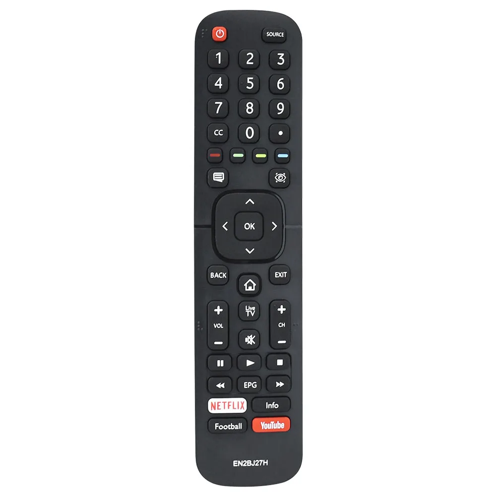 New Original EN2BJ27H For Hisense Ultra HD HDR Android 4K Smart TV Remote Control w/ Youtube Netflix Football Apps