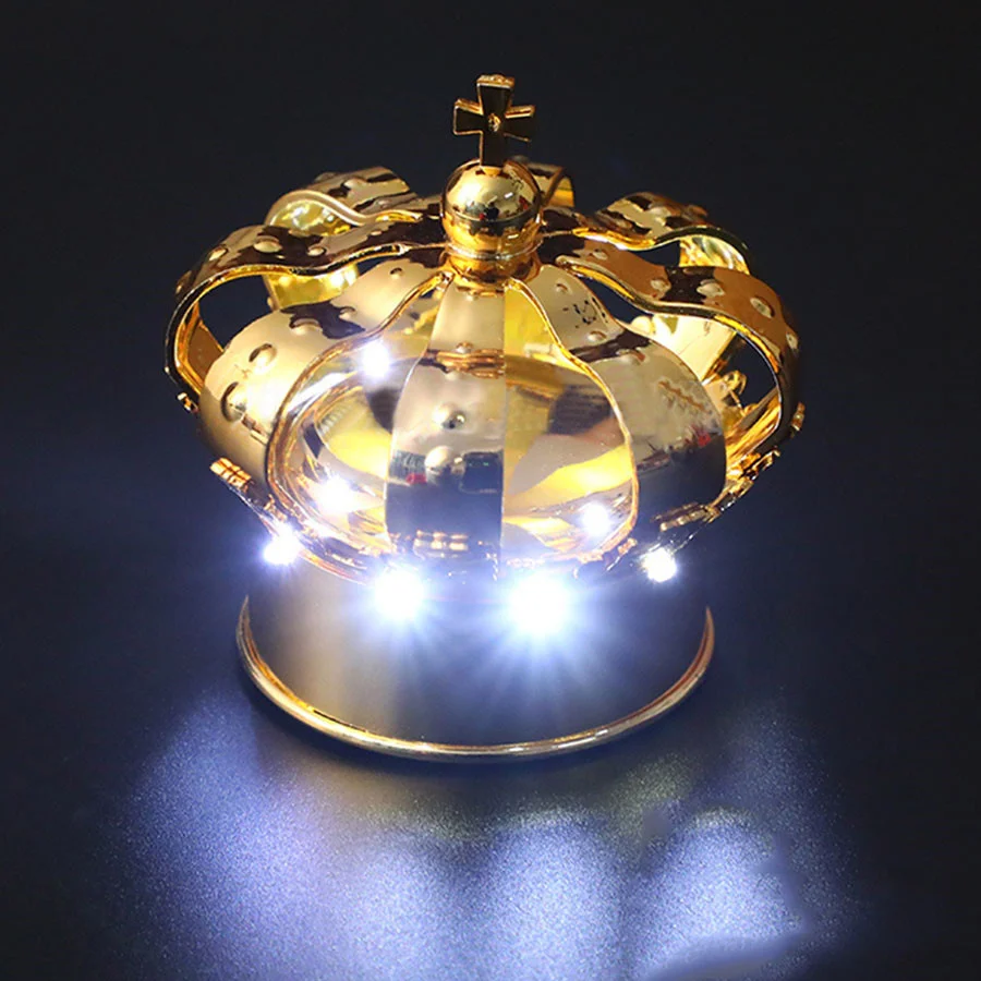 

Rechargeable LED Champagne Crown Cover Cap Topper Light Wine Bottle Service Sparkler Strobe Baton for KTV Party Bar Event Decor