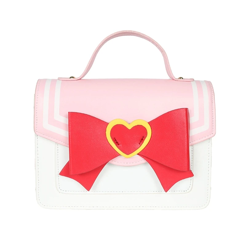 Women JK Uniform Bag Handbag Purse PU Leather Shoulder Crossbody Bag Tote Chain Satchel