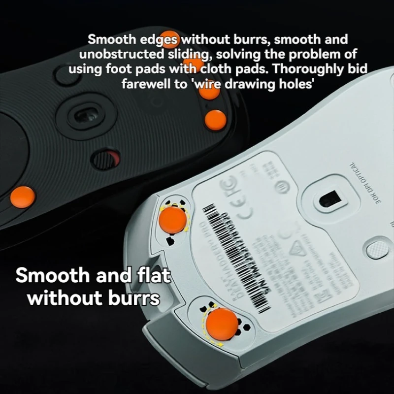 티타늄 U9 에어 e-스포츠 마우스 풋 패드 맞춤형 내마모성 마우스 피트 인체공학적 게이밍 기계식 키보드 액세서리