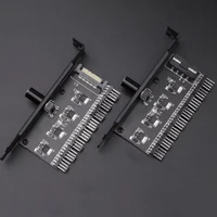 8 Channels Cooling Fan HUB  4Pin SATA Power Supply 4 Knob 1Knob Radiator Speed Controller for 3pin 4pin fan CPU PC Case Chassis - Image 5
