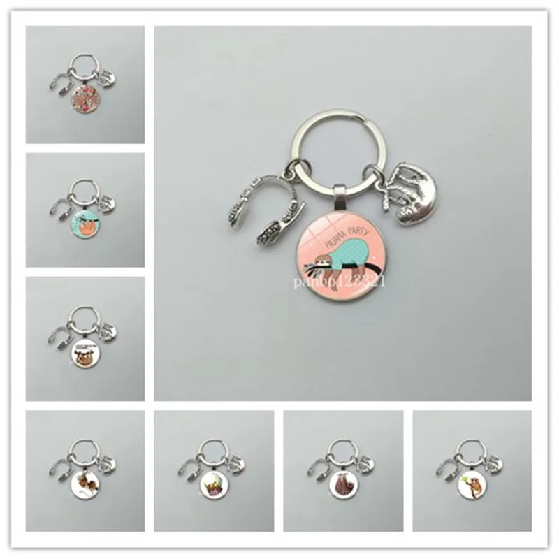 Новинка, брелок с ленивцем, во-первых, Слушайте звуки природы, подарки для женщин, подарки для девочек, чтобы повесить животных из её подружки