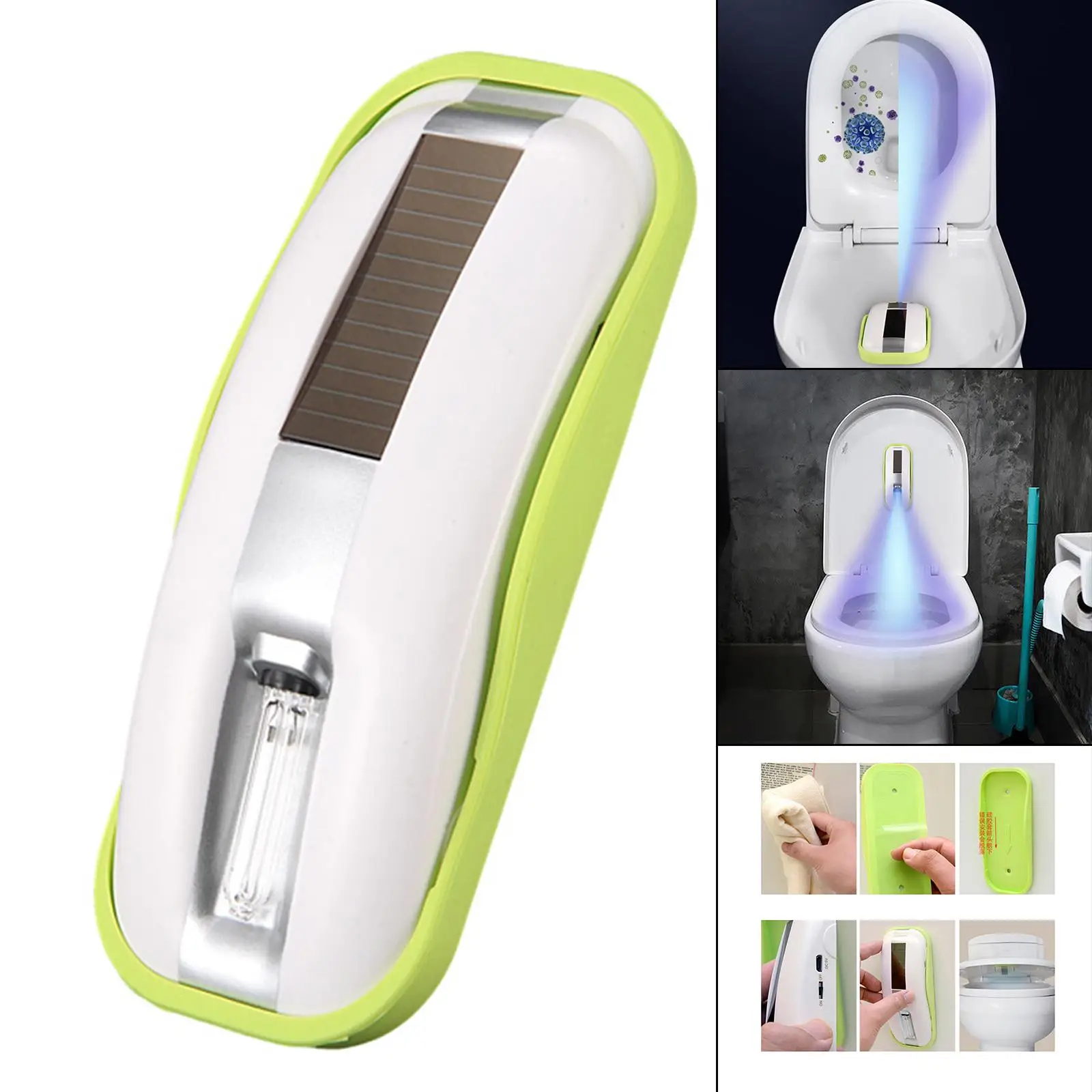 Toilet Light Sterilizer, Disinfection Light, USB Charging -C Disinfection Lamp, Ultraviolet Cleaning Gadget for Home Office