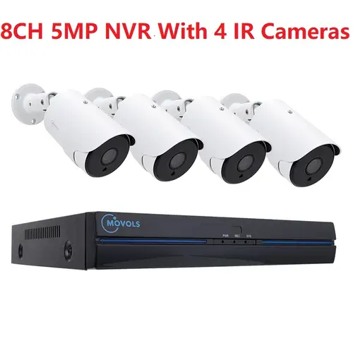 MOVOLS 8CH 5MP 8MP POE Security Camera System Two Way Audio 8MP NVR Kit CCTV Outdoor IP Camera H.265 P2P Video Surveillance Set - Image 11