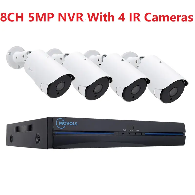 MOVOLS 8CH 5MP 8MP POE Security Camera System Two Way Audio 8MP NVR Kit CCTV Outdoor IP Camera H.265 P2P Video Surveillance Set - Image 11