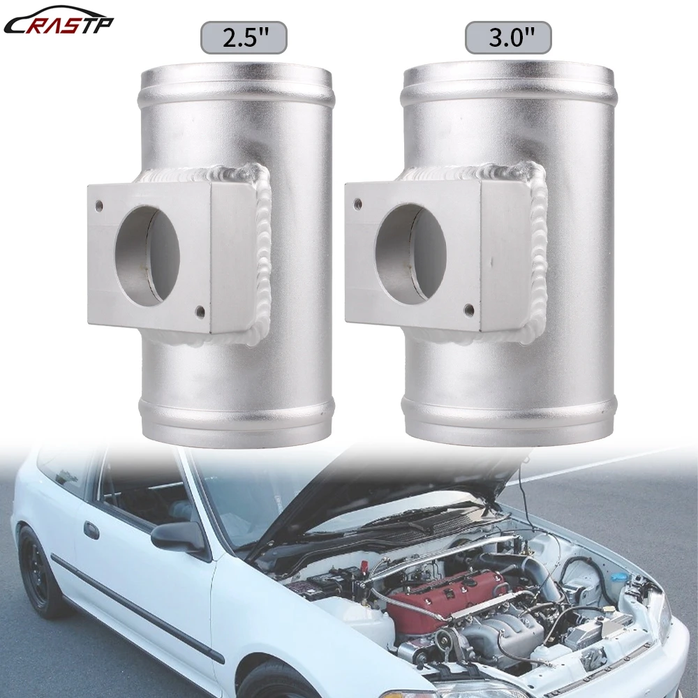 

RASTP-2.5"/2.75"/3" Air Flow Sensor Mount Air Flow Meter Base For Mitsubishi ASX Lancer Air Intake Meter Adapter RS-MAF010