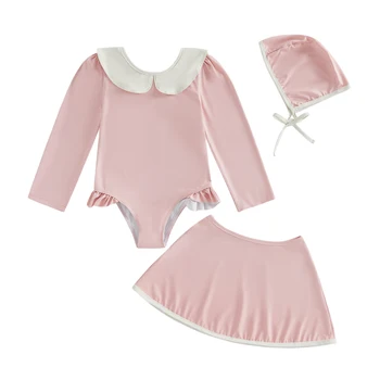 Little Girls 3-Piece Swim Set 1