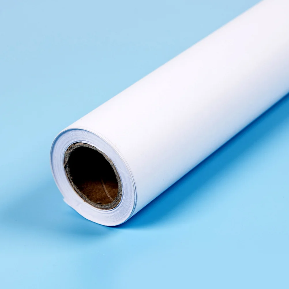 

White Drawing Paper Roll Painting Paper Rolls for Kid Craft Activity and Painting Watercolor Paper (45cm x 10m)