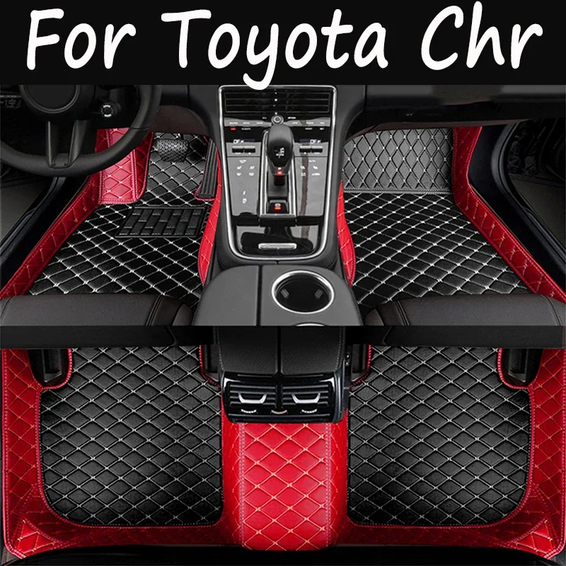 

Car Floor Mats For Toyota Chr 2018-2021 DropShipping Center Auto Interior Accessories 100% Fit Leather Carpets Rugs Foot Pads