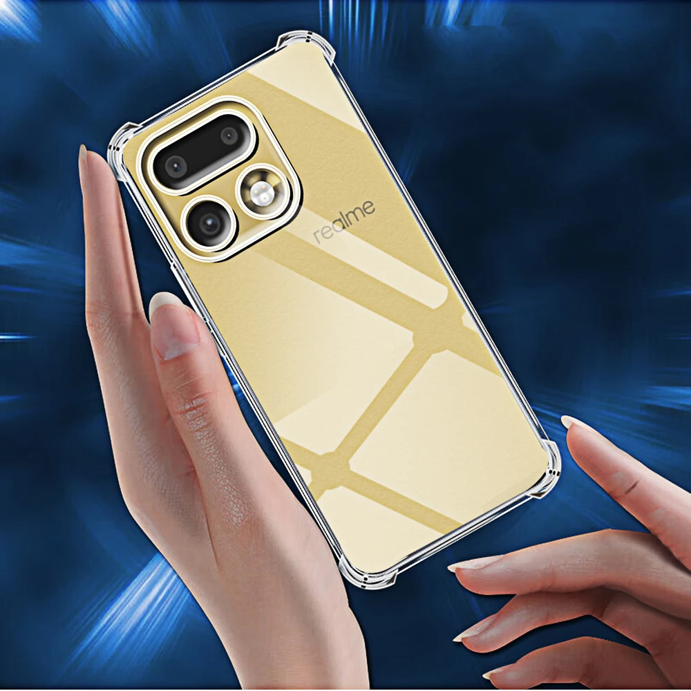 Clear TPU Soft Shell Transparent Phone Case with Clean Plain Back