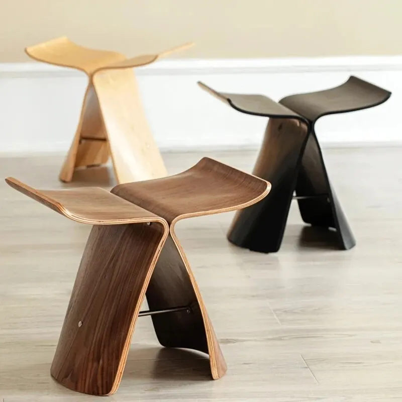 Butterfly Stool Butterfly Stool Made from Ash Plywood 4 Colors For Living Room Bedroom Wooden Display