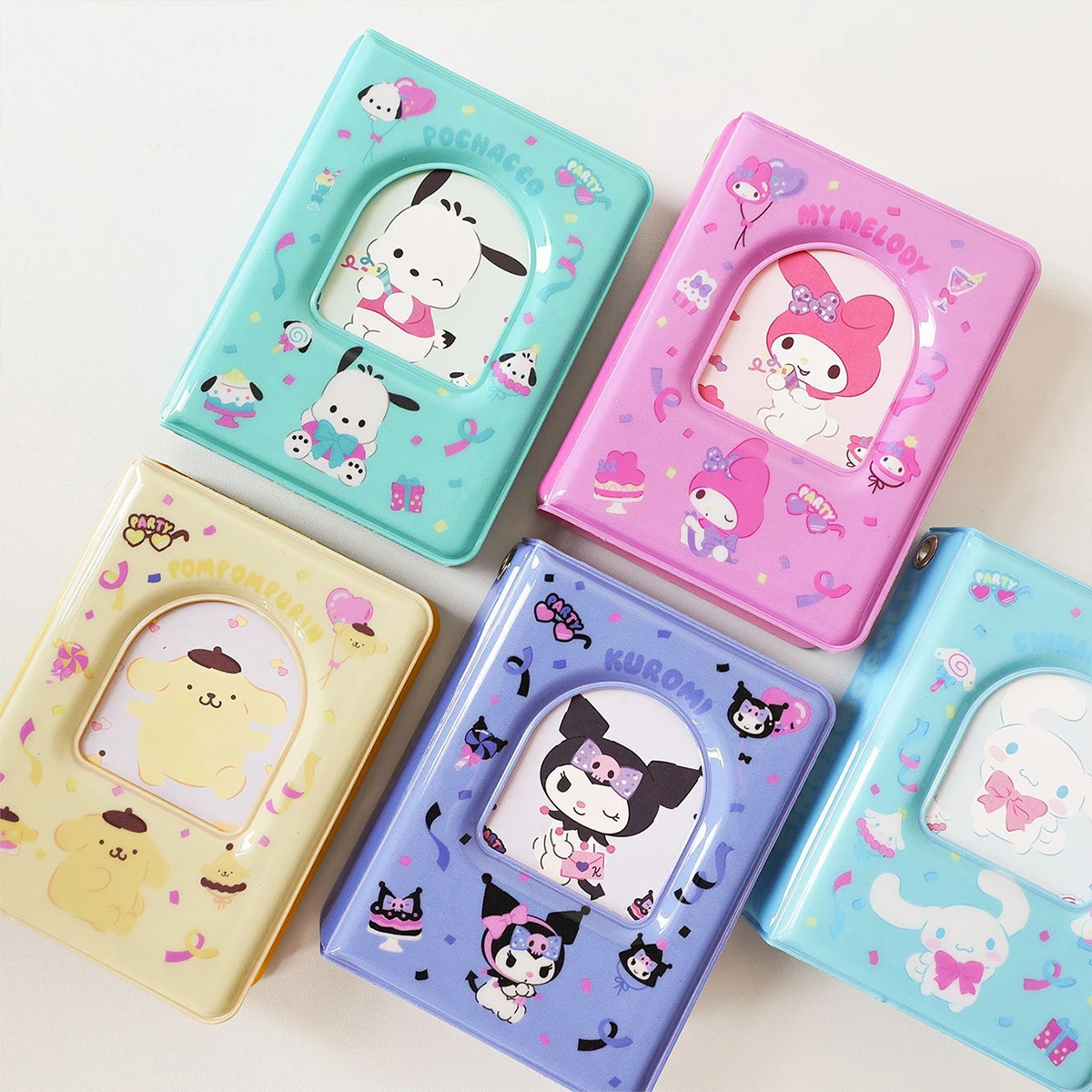 1Pcs Sanrio series card binder portable card holder book for girls birthday supplies card holder