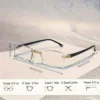 6PCS High Hardness Anti-blue High Quality Reading Glasses Ultra Light Far Sight Goggle To +4.0 Unisex Eye Protection Glasses 6